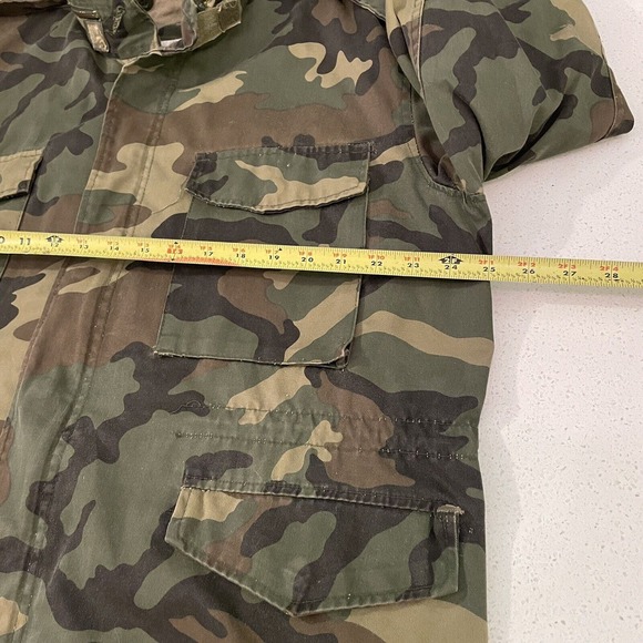 Duck Bay Vintage Jacket Men's Large Green Woodland Adult Hunting - Picture 3 of 5